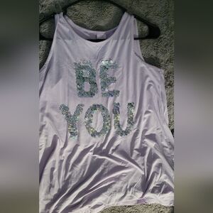 More Than Magic Lavender Top with Sequin Design